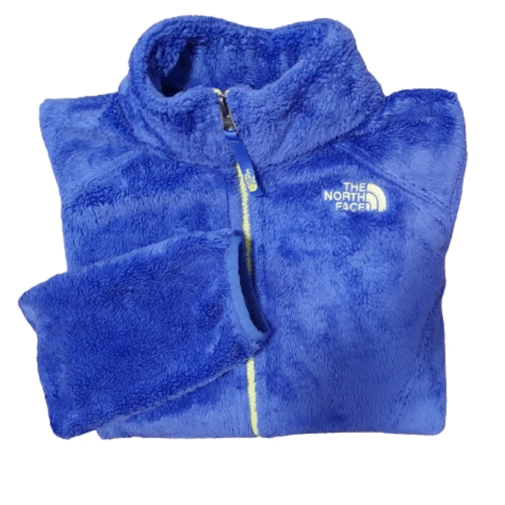 The North Face Girls Osolita Full Zip Fleece Jacket Size Large Purple